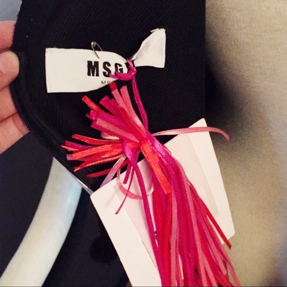 Auth. MSGM Light Pink Velvet NWT Sheath Dress - Picture 9 of 9